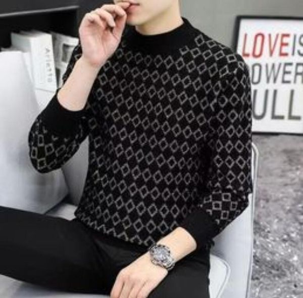men's sweaters design winter warm pullover street patchwork sweaters mens autumn casual loose knitted, White;black
men's sweaters design winter warm pullover street patchwork sweaters mens autumn casual loose knitted, White;black