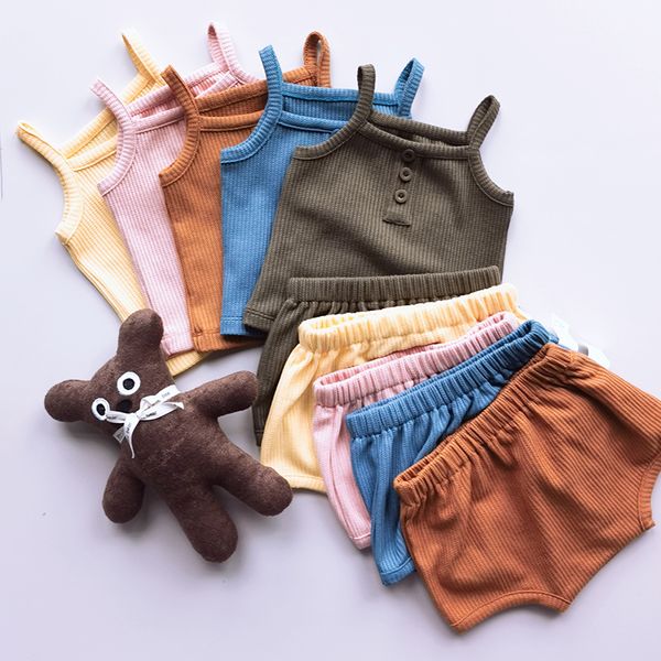 clothing sets baby clothes summer toddler girl strap suits cotton solid boy tee and shorts infant tracksuit born 221203, White
clothing sets baby clothes summer toddler girl strap suits cotton solid boy tee and shorts infant tracksuit born 221203, White