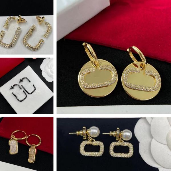 womens stud designer earring hoop earrings luxury flower studs 18k gold plated stud brand women girls engagement earrings, Golden;silver
womens stud designer earring hoop earrings luxury flower studs 18k gold plated stud brand women girls engagement earrings, Golden;silver
