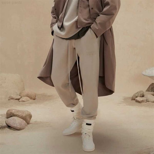 casual sports pants high street fog essentials thick flocking letters men's casual plush trousers fashionable sweatpants, Black
casual sports pants high street fog essentials thick flocking letters men's casual plush trousers fashionable sweatpants, Black