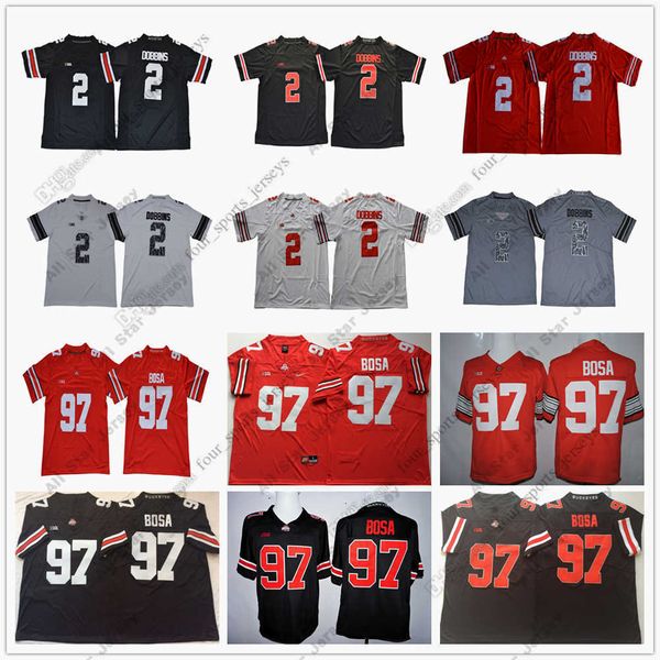 ncaa ohio state buckeyes college football jersey 2 j.k. dobbins 97 joey bosa stitched jersey, Black
ncaa ohio state buckeyes college football jersey 2 j.k. dobbins 97 joey bosa stitched jersey, Black