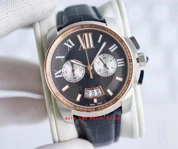classic 11 style super quality watches for men 42mm sapphire luminous auto date multi-function vk quartz chronograph leather strap w7100045, Slivery;brown
classic 11 style super quality watches for men 42mm sapphire luminous auto date multi-function vk quartz chronograph leather strap w7100045, Slivery;brown