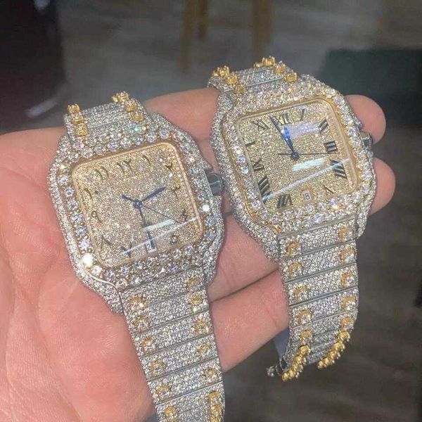 2023wristwatches colorful easy to read 12 hours watch stainls steel material vvs1 stone diamond mechanical watchyodh, Slivery;brown
2023wristwatches colorful easy to read 12 hours watch stainls steel material vvs1 stone diamond mechanical watchyodh, Slivery;brown