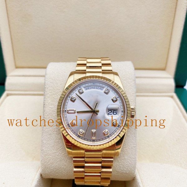 stylish mens watch 41mm v5 daydate mother-of-pearl diamond dial 18k gold stainless steel bracelet 2813 automatic movement sapphire glass wri, Slivery;brown
stylish mens watch 41mm v5 daydate mother-of-pearl diamond dial 18k gold stainless steel bracelet 2813 automatic movement sapphire glass wri, Slivery;brown