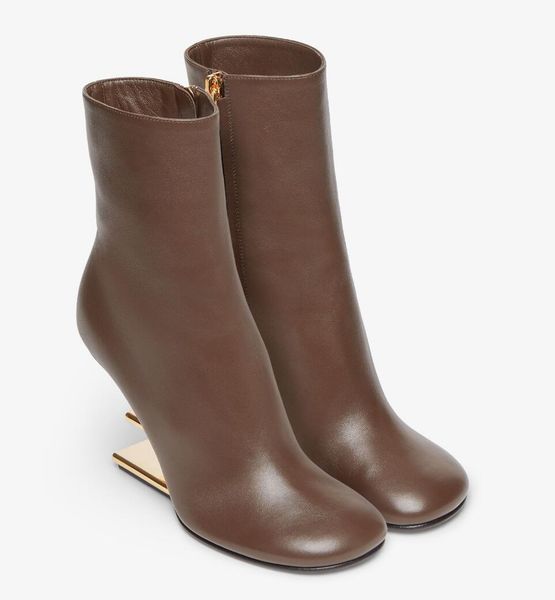 elegant brand first women ankle boots nude black white nappa leather f-shaped heels rounded toe boot gold-colored metal lady booties eu35-43
elegant brand first women ankle boots nude black white nappa leather f-shaped heels rounded toe boot gold-colored metal lady booties eu35-43