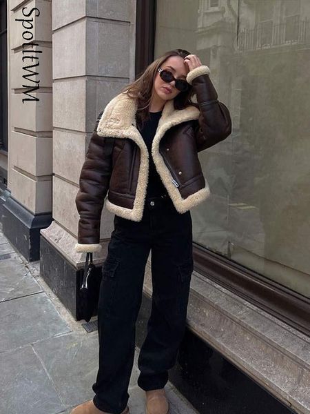womens down parkas fur collar and doublesided hair short coats solid zipper botton leather jacket winter vintage ladies thicken waistcoat 22, Black
womens down parkas fur collar and doublesided hair short coats solid zipper botton leather jacket winter vintage ladies thicken waistcoat 22, Black