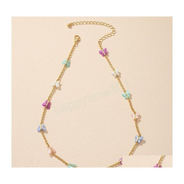 chokers korean style necklaces sweet colorf butterfly choker necklace women party fashion jewelry drop delivery pendants dhfmy, Golden;silver
chokers korean style necklaces sweet colorf butterfly choker necklace women party fashion jewelry drop delivery pendants dhfmy, Golden;silver