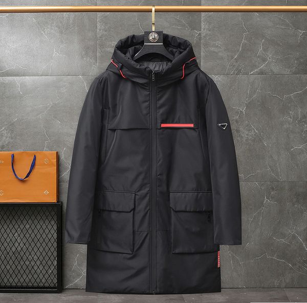 2022 new men's long down coat luxury brand quality design white duck down warm jacket, Black
2022 new men's long down coat luxury brand quality design white duck down warm jacket, Black