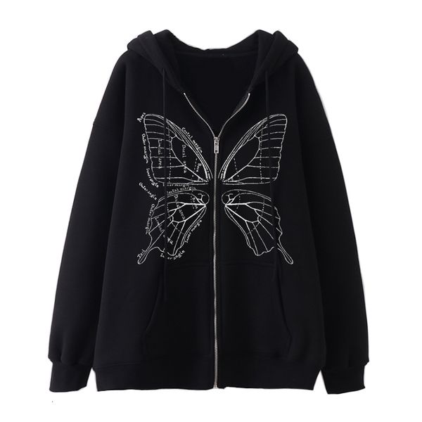 women's hoodies sweatshirts woman over size long sleeve zip up hoodie gothic clothes zipper women clothing kawaii oversized print hoode, Black
women's hoodies sweatshirts woman over size long sleeve zip up hoodie gothic clothes zipper women clothing kawaii oversized print hoode, Black