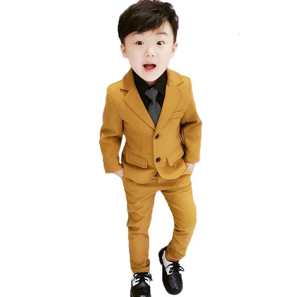 suits boys wedding dress jackets pants 2pcs formal suit kids birthday party clothing set flower brand blazers 221205, Black
suits boys wedding dress jackets pants 2pcs formal suit kids birthday party clothing set flower brand blazers 221205, Black