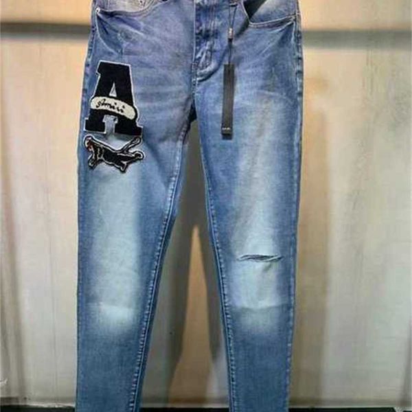 men's jeans 2021 mens designer distressed ripped biker slim fit motorcycle denim for men s fashion jean mans pants pour hommes real, Blue
men's jeans 2021 mens designer distressed ripped biker slim fit motorcycle denim for men s fashion jean mans pants pour hommes real, Blue
