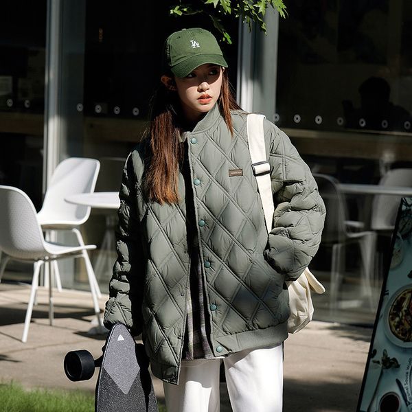 women's down parkas jacket women's winter loose casual diamond cotton padded coat korean version oversized parka ladies m2xl 22120, Black
women's down parkas jacket women's winter loose casual diamond cotton padded coat korean version oversized parka ladies m2xl 22120, Black