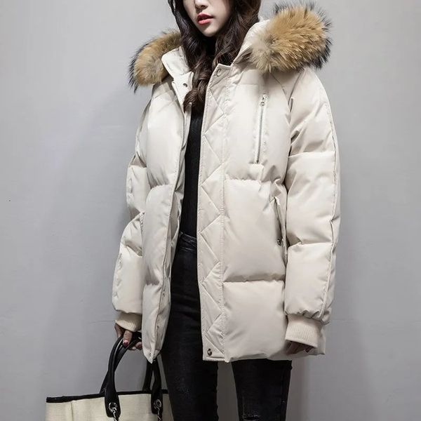 womens down parkas winter loose jacket korean windproof hooded cotton coat woman thicken warm cottonpadded coats s3xl 221205, Black
womens down parkas winter loose jacket korean windproof hooded cotton coat woman thicken warm cottonpadded coats s3xl 221205, Black