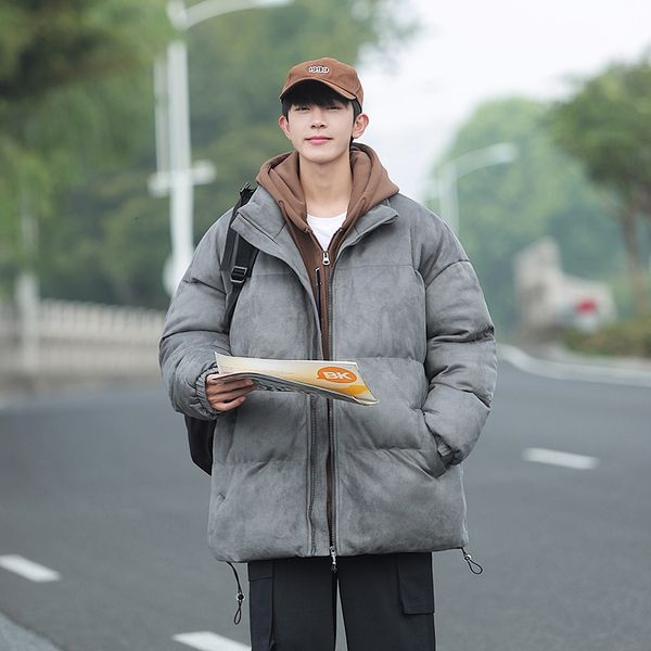 men's down parkas winter oversize bubble jacket classic colors go with everything parkas outdoor walk warm thicken faux suede puffer ja, Black
men's down parkas winter oversize bubble jacket classic colors go with everything parkas outdoor walk warm thicken faux suede puffer ja, Black