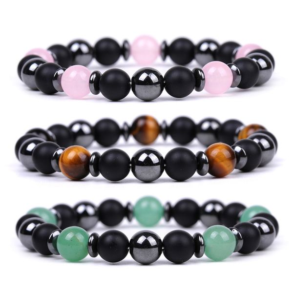 8mm black matte hematite beads bracelet natural tiger eye stone kallaite rose quartz bracelets for women men yoga jewelry
8mm black matte hematite beads bracelet natural tiger eye stone kallaite rose quartz bracelets for women men yoga jewelry