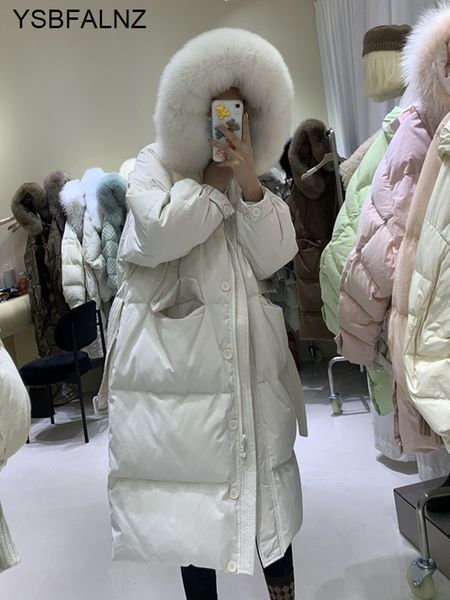women's down parkas 2023 long jackets real fur winter coat female luxury thick 90 duck puffer feather outwear 221205, Black
women's down parkas 2023 long jackets real fur winter coat female luxury thick 90 duck puffer feather outwear 221205, Black