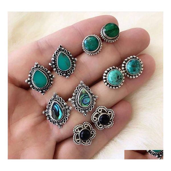 stud 10 pcs/set women fashion vintage flowers geometric round gem stud earrings set personality party wedding bohemian jewelry drop d dhvfu, Golden;silver
stud 10 pcs/set women fashion vintage flowers geometric round gem stud earrings set personality party wedding bohemian jewelry drop d dhvfu, Golden;silver