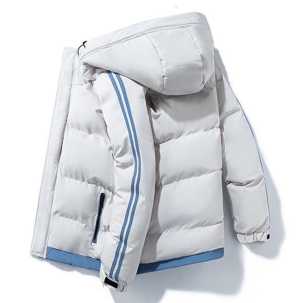 men's down parkas winter youth hooded sports fashion cottonpadded jacket solid color men's padded jacket with thick warm men', Black
men's down parkas winter youth hooded sports fashion cottonpadded jacket solid color men's padded jacket with thick warm men', Black