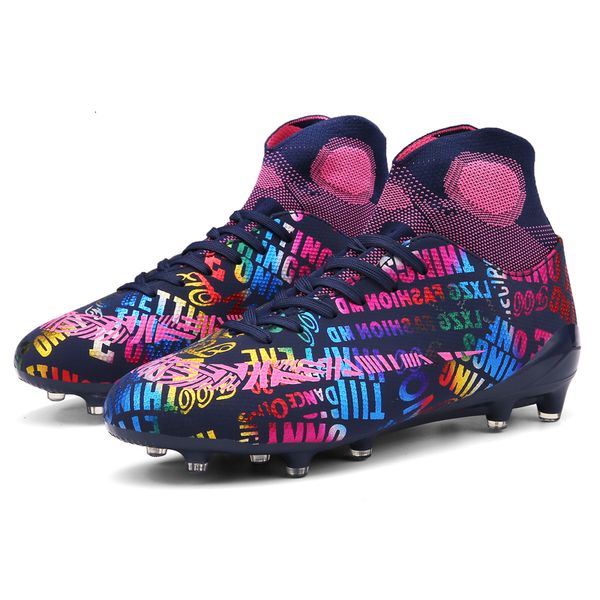 safety shoes graffiti cleats fg football outdoor training sock boots sneaker mixed color long spikes soccer turf futsal 221205, Black;brown
safety shoes graffiti cleats fg football outdoor training sock boots sneaker mixed color long spikes soccer turf futsal 221205, Black;brown