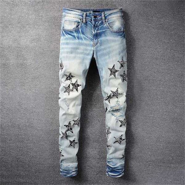 men's jeans designer mens cool style luxury fashion embroidered patches denim pant distressed ripped biker black blue men slim pencil j
men's jeans designer mens cool style luxury fashion embroidered patches denim pant distressed ripped biker black blue men slim pencil j