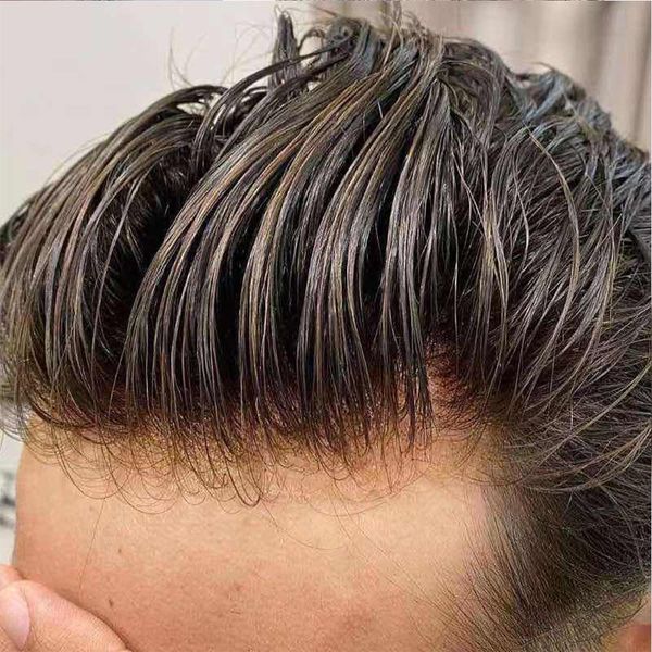 men's children's wigs natural hairline toupee durable thin skin full pu blond human hair wig system mens microskin capillary prost, Black
men's children's wigs natural hairline toupee durable thin skin full pu blond human hair wig system mens microskin capillary prost, Black