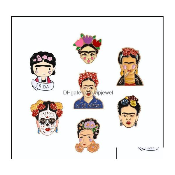 pins brooches pins brooches jewelry painter mexican artist enamel for women metal decoration brooch bag button lapel pin men broach ot0o6, Gray
pins brooches pins brooches jewelry painter mexican artist enamel for women metal decoration brooch bag button lapel pin men broach ot0o6, Gray