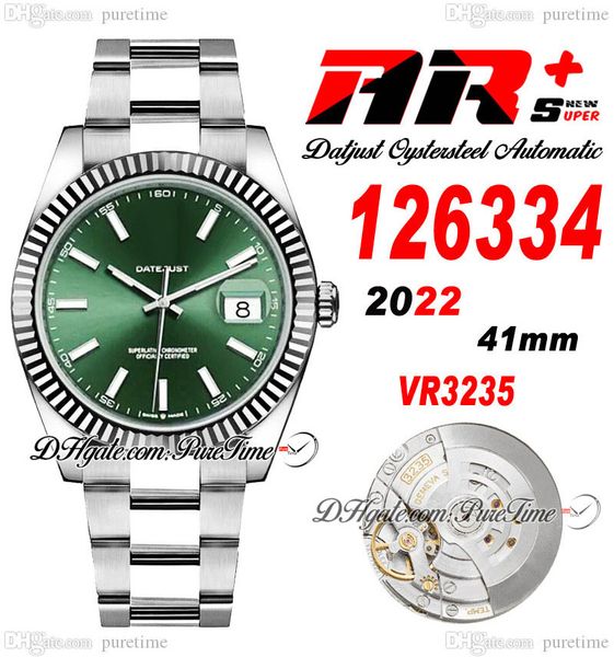 arf 126334 41 vr3235 automatic mens watch date fluted bezel green stick dial 904l oystersteel bracelet super edition same serial warranty ca, Slivery;brown
arf 126334 41 vr3235 automatic mens watch date fluted bezel green stick dial 904l oystersteel bracelet super edition same serial warranty ca, Slivery;brown