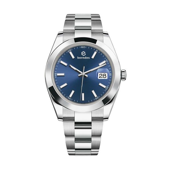 fashion men's watch automatic classic stainless steel accessory size 41mm sports style sapphire glass, Slivery;brown
fashion men's watch automatic classic stainless steel accessory size 41mm sports style sapphire glass, Slivery;brown