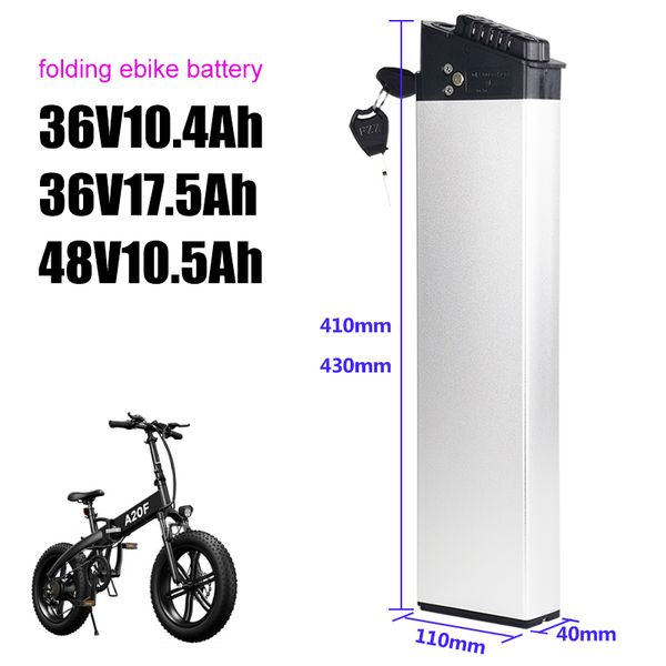 36v folding ebike battery 10ah 14ah 17.5ah 48v 10.5ah 350w 500w 1000w for ado a20 fiido m1 pro m21 engwe e-bike with charger
36v folding ebike battery 10ah 14ah 17.5ah 48v 10.5ah 350w 500w 1000w for ado a20 fiido m1 pro m21 engwe e-bike with charger