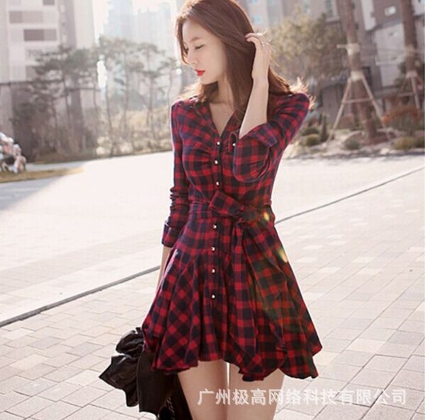 party dresses women sashes belt fashion casual plaid ruffles hem button front shirt dress long sleeve mini shirt dress v neck 221203, White;black
party dresses women sashes belt fashion casual plaid ruffles hem button front shirt dress long sleeve mini shirt dress v neck 221203, White;black