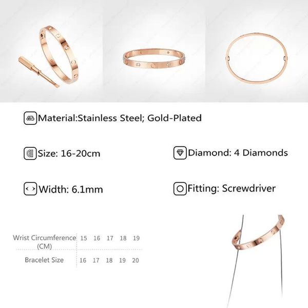 designer stone stainless eye bracelet love bracelets silver rose gold for women men bracelet couple jewelry woman bangle with bag size 16-22, Black
designer stone stainless eye bracelet love bracelets silver rose gold for women men bracelet couple jewelry woman bangle with bag size 16-22, Black