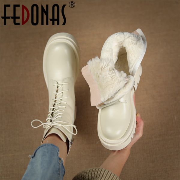 boots fedonas women ankle autumn winter fur snow non-slip shoes woman platforms wool genuine leather 221205, Black
boots fedonas women ankle autumn winter fur snow non-slip shoes woman platforms wool genuine leather 221205, Black