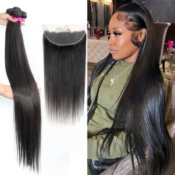 hair bun maker 30 34 inch 13x4 transparent hd lace brazilian remy human hair weave 3 4 bundle closure extension straight bundles with fronta, Brown
hair bun maker 30 34 inch 13x4 transparent hd lace brazilian remy human hair weave 3 4 bundle closure extension straight bundles with fronta, Brown