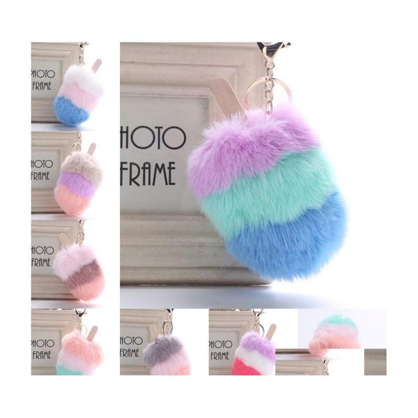 keychains lanyards arrival cute soft ice cream fur stylish keychain pompom keyring for womens bag cellphone car pendant ornaments dhflr, Silver
keychains lanyards arrival cute soft ice cream fur stylish keychain pompom keyring for womens bag cellphone car pendant ornaments dhflr, Silver