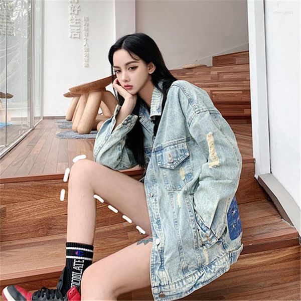 women's jackets 2022 autumn women vintage streetwear punk style jean jacketfunny cartoon print long denim jacket, Black;brown
women's jackets 2022 autumn women vintage streetwear punk style jean jacketfunny cartoon print long denim jacket, Black;brown