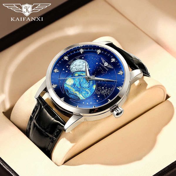 watch wrist kaifanxi kaifanxi new men's high grade waterproof fully automatic mechanical, Slivery;brown
watch wrist kaifanxi kaifanxi new men's high grade waterproof fully automatic mechanical, Slivery;brown