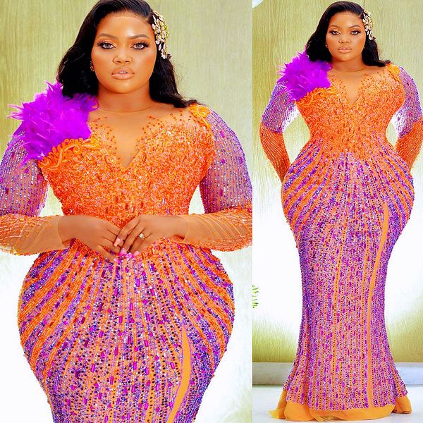 2023 arabic aso ebi luxurious mermaid prom dresses beaded crystals feather evening formal party second reception birthday engagement gowns d, Black
2023 arabic aso ebi luxurious mermaid prom dresses beaded crystals feather evening formal party second reception birthday engagement gowns d, Black