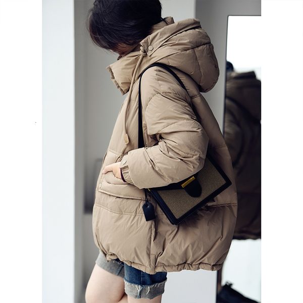 women's down parkas micoco y6711c korean version of casual white eiderdown with large loose pocket medium length standing collar hooded, Black
women's down parkas micoco y6711c korean version of casual white eiderdown with large loose pocket medium length standing collar hooded, Black
