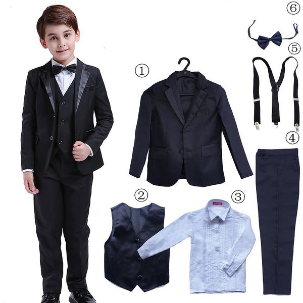 suits lolanta 6 pcs classic boys for weddings formal blazer kids tuxedo shirt vest party ring bearer black 221205
suits lolanta 6 pcs classic boys for weddings formal blazer kids tuxedo shirt vest party ring bearer black 221205