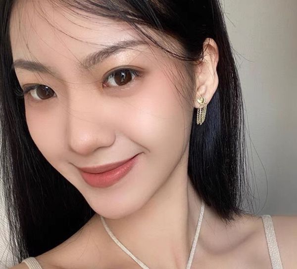 ins new in luxury fine jewelry earrings for womens pendant k gold heart necklace with engraved beads simple fashion earrings, Golden
ins new in luxury fine jewelry earrings for womens pendant k gold heart necklace with engraved beads simple fashion earrings, Golden