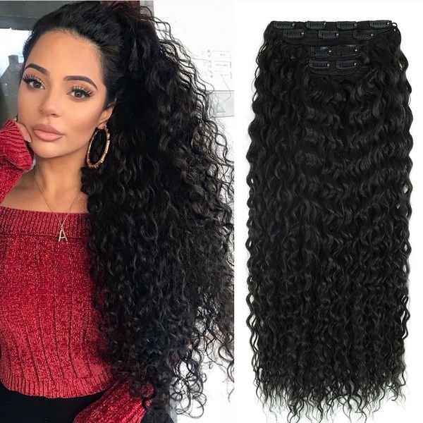 synthetic s 4pcs kinky curly clip in hair s 28inches synthetic hair anjo dark brown false hair long afro curls hairpieces 221205, Black
synthetic s 4pcs kinky curly clip in hair s 28inches synthetic hair anjo dark brown false hair long afro curls hairpieces 221205, Black