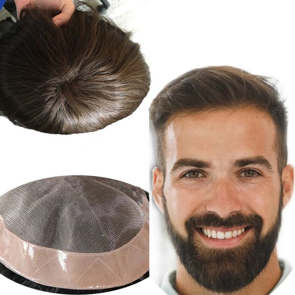 men's children's wigs brown and black mens wig 100 human hair unit replacement system mono lace base with pu for men toupee capill
men's children's wigs brown and black mens wig 100 human hair unit replacement system mono lace base with pu for men toupee capill