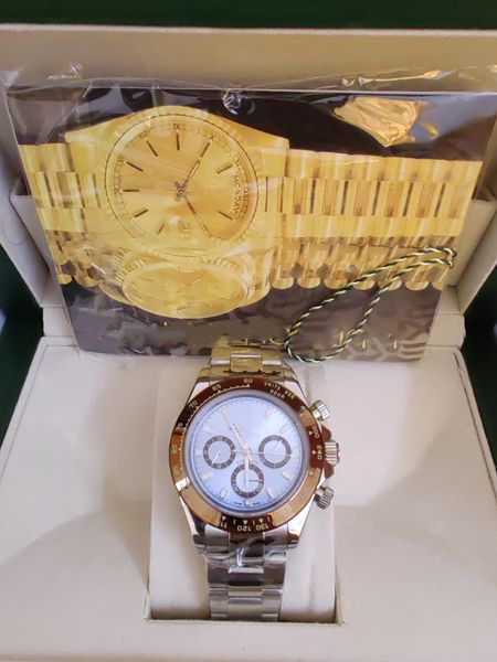 with original box wristwatches sapphire 40mm 116509 automatic mechanical mens men's watch watches no chronograph blue dial 2023, Slivery;brown
with original box wristwatches sapphire 40mm 116509 automatic mechanical mens men's watch watches no chronograph blue dial 2023, Slivery;brown