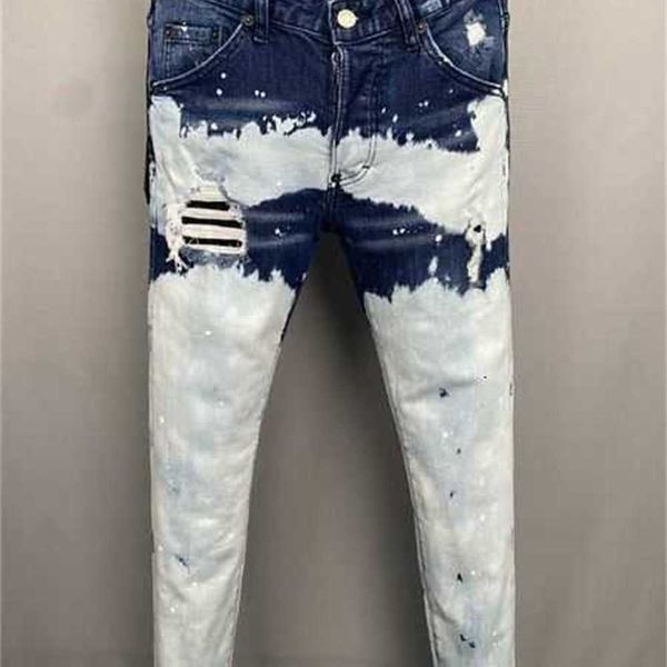 men's jeans 2022 fw 23ss luxury brand designer d2 men denim dsquare embroidery pants fashion holes trousers mens clothing us size 28-38, Blue
men's jeans 2022 fw 23ss luxury brand designer d2 men denim dsquare embroidery pants fashion holes trousers mens clothing us size 28-38, Blue