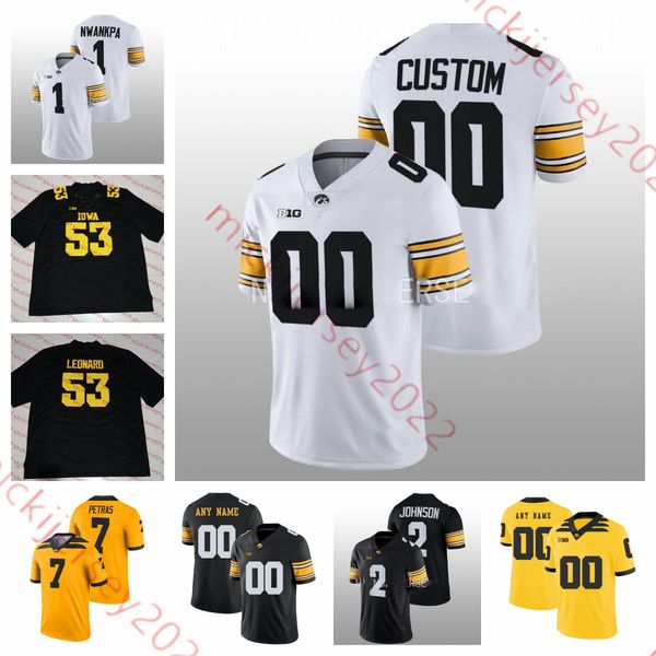 american college football wear custom stitched iowa hawkeyes college football jersey 34 zach brand nolan donald 20 deavin hilson jaziun patt, Black
american college football wear custom stitched iowa hawkeyes college football jersey 34 zach brand nolan donald 20 deavin hilson jaziun patt, Black