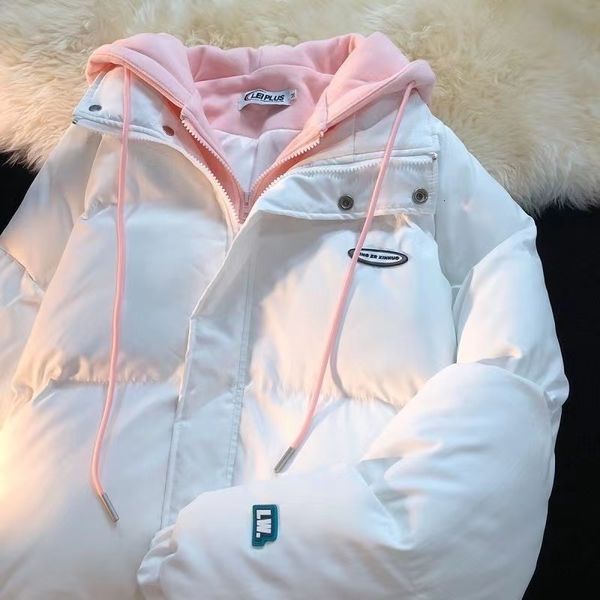 women s down parkas japanese cute fake two piece hoodeds loose cotton coat 2023 winter thickened ins women 221205, Black
women s down parkas japanese cute fake two piece hoodeds loose cotton coat 2023 winter thickened ins women 221205, Black