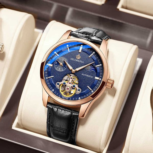 watch wrist ou qina live broadcast 2021 new automatic tourbillon mechanical men's waterproof, Slivery;brown
watch wrist ou qina live broadcast 2021 new automatic tourbillon mechanical men's waterproof, Slivery;brown