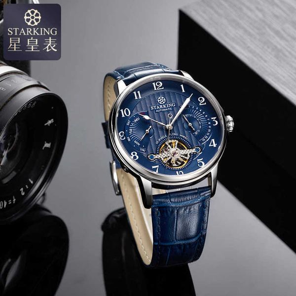 watch wrist starking watch steel automatic tourbillon mechanical leather male, Slivery;brown
watch wrist starking watch steel automatic tourbillon mechanical leather male, Slivery;brown