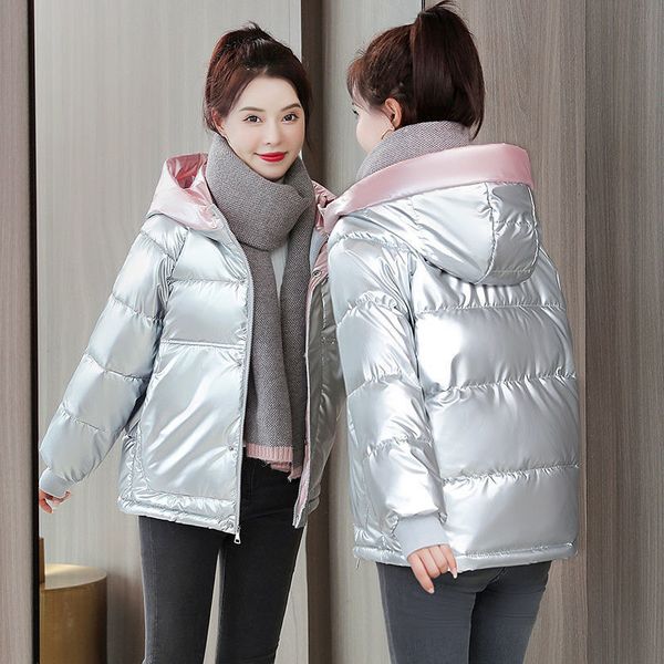 women's down parkas design winter patchwork color coat female thick students outwear sweet jacket plus size s3xl 221205, Black
women's down parkas design winter patchwork color coat female thick students outwear sweet jacket plus size s3xl 221205, Black