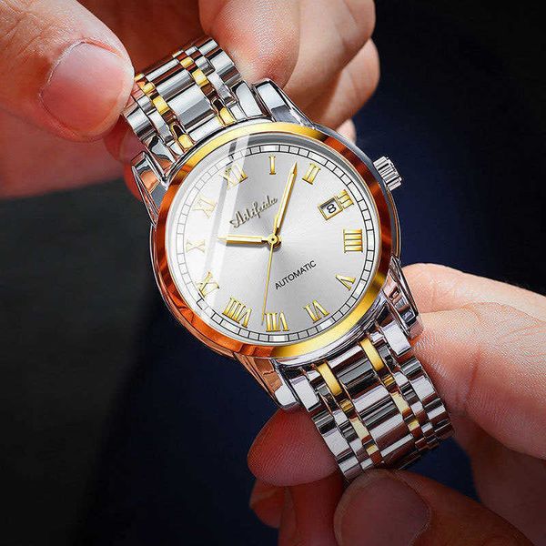 watch wrist aili feida full-automatic pure mechanical hollow tourbillon tiktok live broadcast waterproof business single calendar, Slivery;brown
watch wrist aili feida full-automatic pure mechanical hollow tourbillon tiktok live broadcast waterproof business single calendar, Slivery;brown
